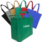 Ecological Recycle Non Woven Printing Bags for Supermarket Promotional Shopping Non Woven Bag